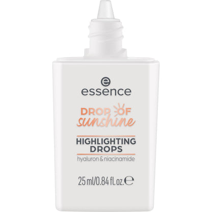 essence Drop of Sunshine Highlighter Drops - Lightweight Buildable Liquid Highlighter for Healthy Glow, Vegan & Cruelty Free