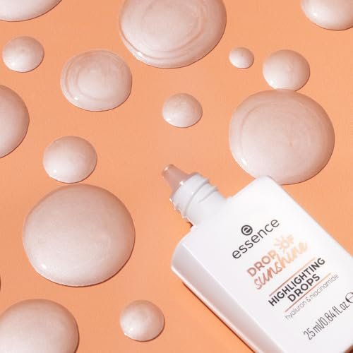 essence Drop of Sunshine Highlighter Drops - Lightweight Buildable Liquid Highlighter for Healthy Glow, Vegan & Cruelty Free - görsel 16