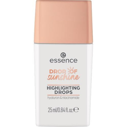 essence Drop of Sunshine Highlighter Drops - Lightweight Buildable Liquid Highlighter for Healthy Glow, Vegan & Cruelty Free