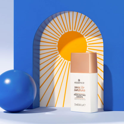 essence Drop of Sunshine Highlighter Drops - Lightweight Buildable Liquid Highlighter for Healthy Glow, Vegan & Cruelty Free