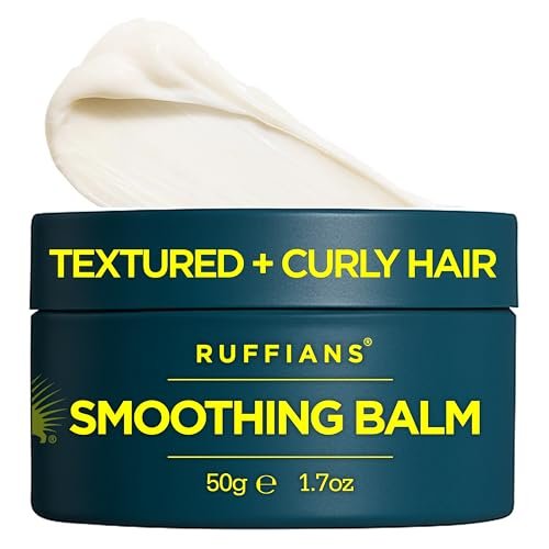 Ruffians Smoothing Balm - Omega-Rich Frizz Control for Textured & Curly Hair (1.7 oz) - görsel 2