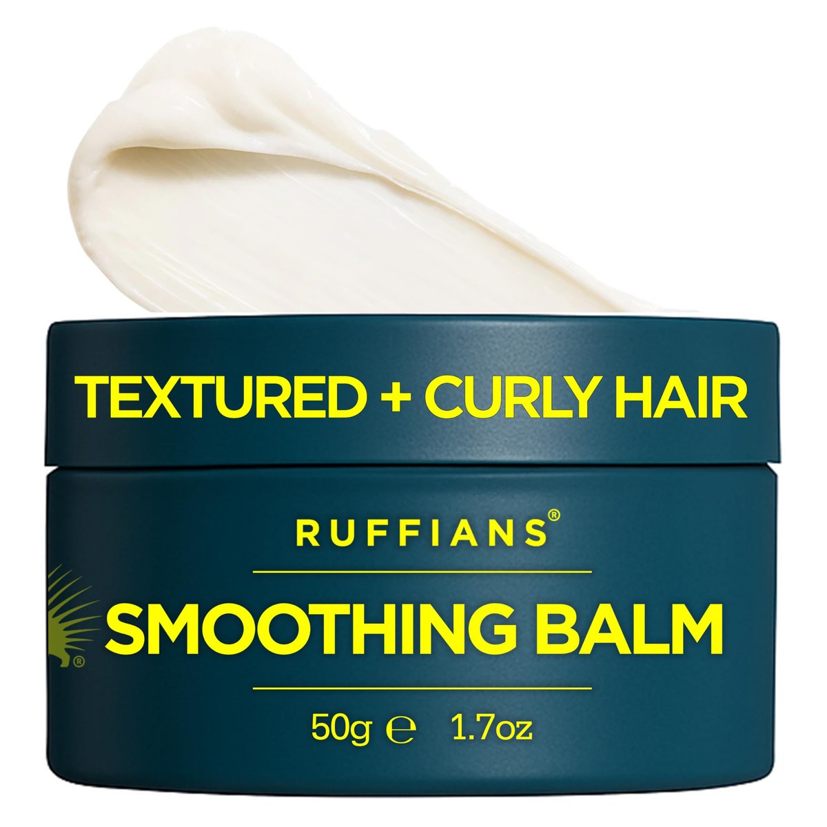 Ruffians Smoothing Balm - Omega-Rich Frizz Control for Textured & Curly Hair (1.7 oz) - görsel 1