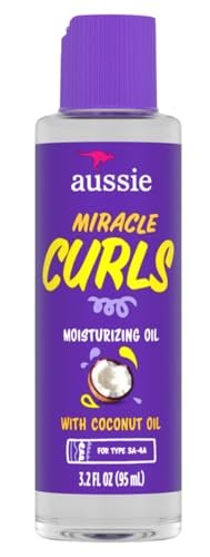 Aussie Miracle Curls Moisturizing Oil 3.2 Ounce (Pack of 3) – Hydrate & Define Curls Avelisse
