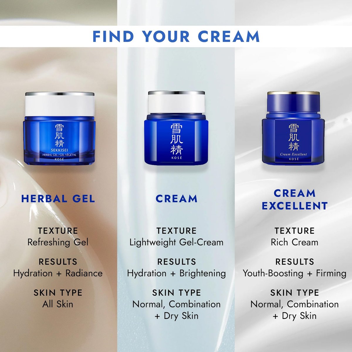 SEKKISEI Cream Excellent Facial Moisturizer – Anti-Aging Intensive Face Cream for Firming, Hydrating Treatment with Vitamin C, Ginseng & Cordyceps, 1.7 oz Avelisse