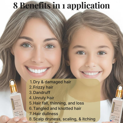 Revatology Kids & Baby Hair Serum Leave-In Conditioner - Lightweight Scalp Serum for Dry Scalp, Frizz Control & Healthy-Looking Hair Growth, 30 Botanicals, Chemical Free, Made in USA, 1 Fl Oz Avelisse