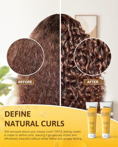 Samnyte Hair Wax Stick & Styling Cream Kit – Slick Back Hair Products for Women & Kids, Non-Greasy Fly Away Stick, Hair Styling Accessories for Buns & Braiding (Yellow, 3 oz x 2) - görsel 8