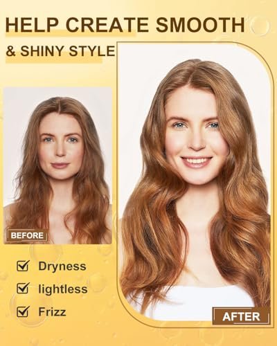 Samnyte Hair Wax Stick & Styling Cream Kit – Slick Back Hair Products for Women & Kids, Non-Greasy Fly Away Stick, Hair Styling Accessories for Buns & Braiding (Yellow, 3 oz x 2)