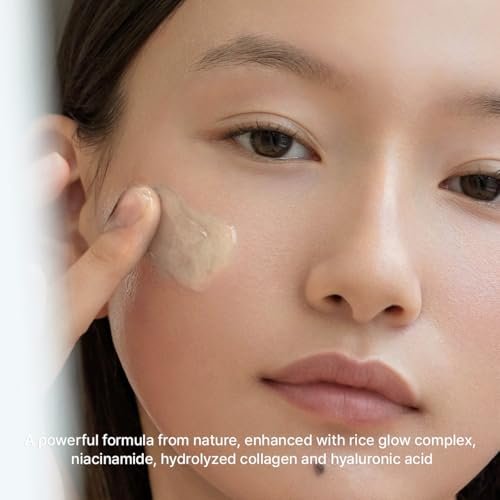 Arencia Rice Mucin Overnight Glow Face Mask Serum - 1.76 oz | Plumping Hyaluronic Acid Treatment - görsel 9