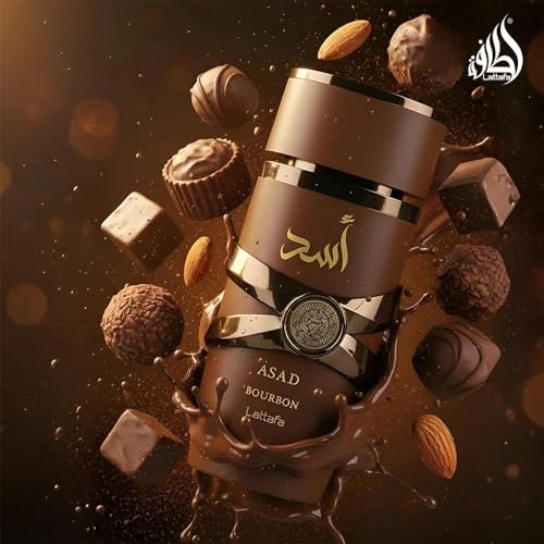 Lattafa Asad Bourbon Eau de Parfum for Unisex – 3.4 oz / 100 ml Avelisse