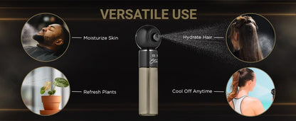 Stylecraft Studio High-Pressure Atomization Cordless Mini Nano Mister - USB-C Rechargeable for Barbers, Salons, and Home Use Avelisse