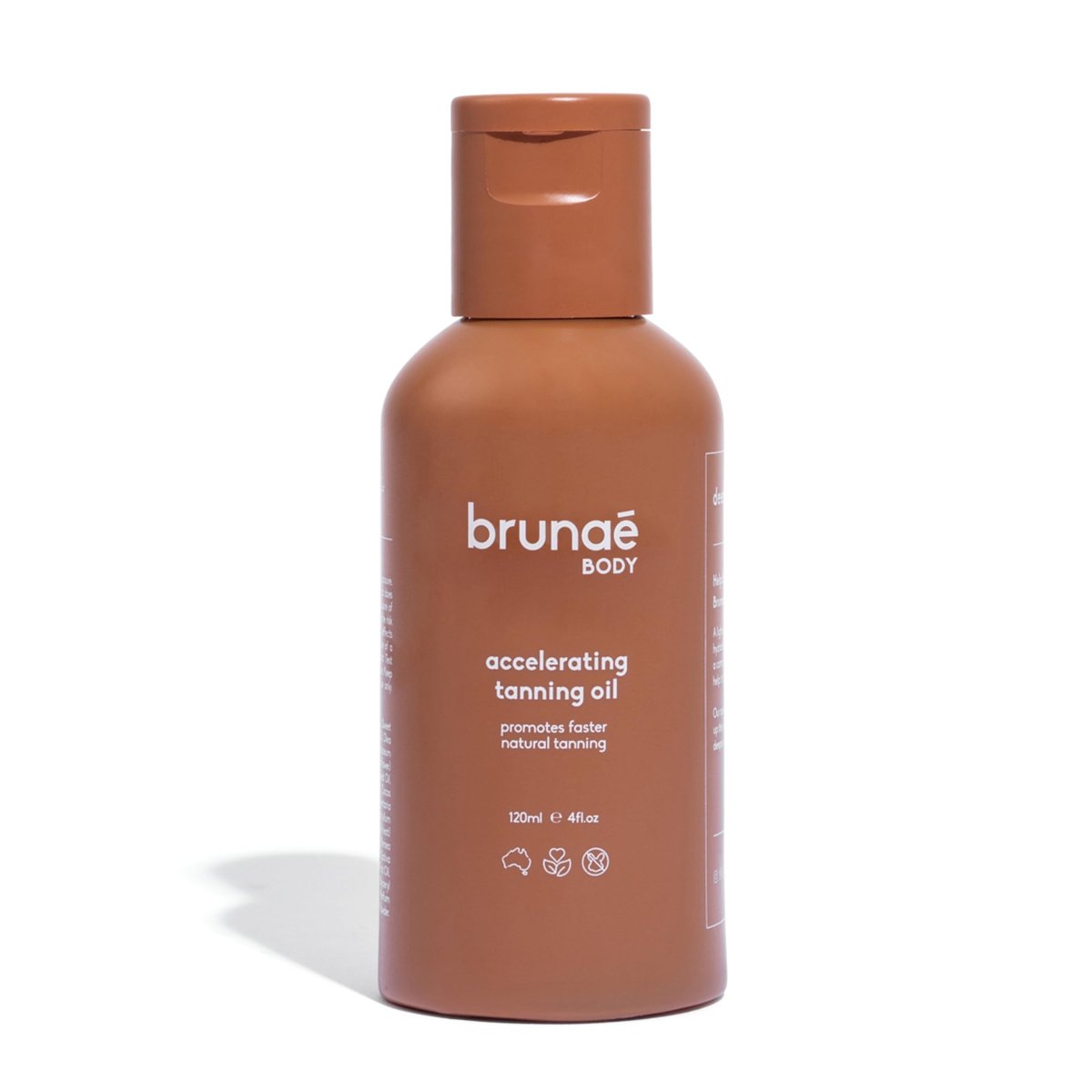 BRUNAE BODY® Dark Tanning Oil – Accelerating Formula for Darker, Faster Tan – Tan Enhancer with Buriti & Jojoba – 100% Vegan & Australian Made Avelisse