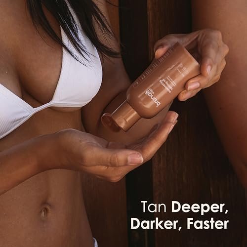 BRUNAE BODY® Dark Tanning Oil – Accelerating Formula for Darker, Faster Tan – Tan Enhancer with Buriti & Jojoba – 100% Vegan & Australian Made Avelisse