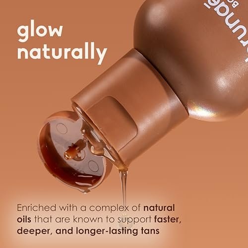 BRUNAE BODY® Dark Tanning Oil – Accelerating Formula for Darker, Faster Tan – Tan Enhancer with Buriti & Jojoba – 100% Vegan & Australian Made Avelisse