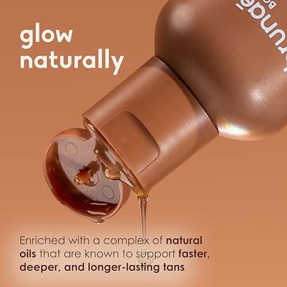 BRUNAE BODY® Dark Tanning Oil – Accelerating Formula for Darker, Faster Tan – Tan Enhancer with Buriti & Jojoba – 100% Vegan & Australian Made Avelisse