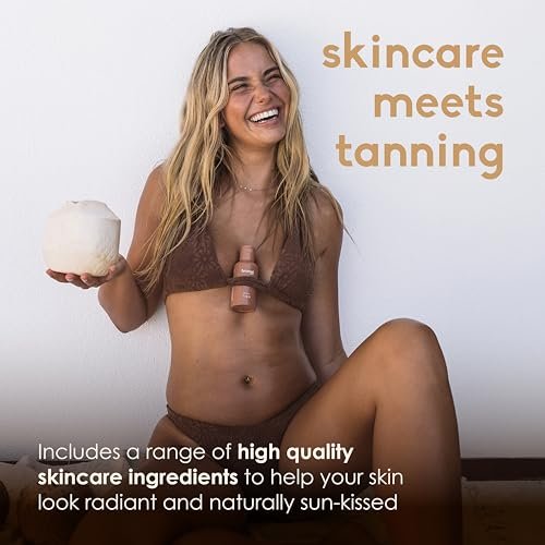 BRUNAE BODY® Dark Tanning Oil – Accelerating Formula for Darker, Faster Tan – Tan Enhancer with Buriti & Jojoba – 100% Vegan & Australian Made Avelisse