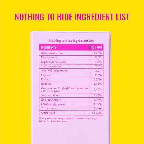 Good Molecules 5% Niacinamide Serum with Ectoin - Ultra Hydrating Pore Minimizer for Face - görsel 8