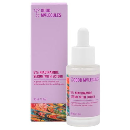Good Molecules 5% Niacinamide Serum with Ectoin - Ultra Hydrating Pore Minimizer for Face