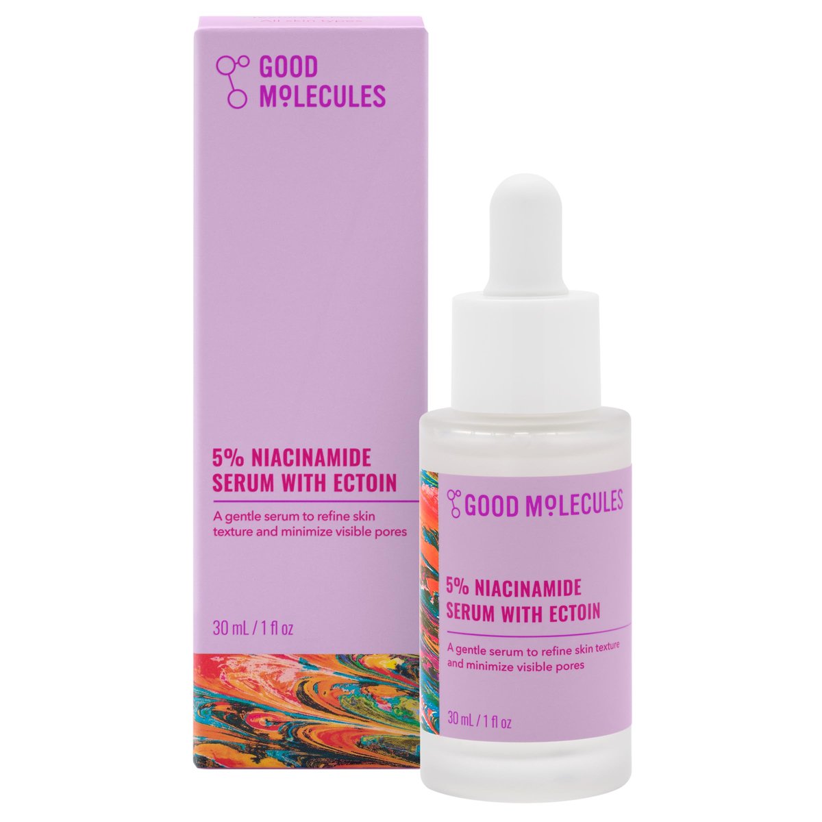 Good Molecules 5% Niacinamide Serum with Ectoin - Ultra Hydrating Pore Minimizer for Face - görsel 1