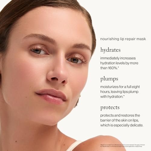 goop Beauty Nourishing Lip Repair Mask – Hydrating Lip Treatment with Ceramides & Vegan Lanolin for Smooth, Plump, Soft Lips (0.3 oz) Avelisse