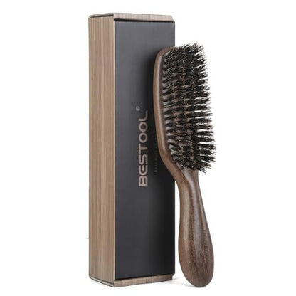 BESTOOL Boar Bristle Hair Brush for Women, Men & Kids – Smoothing, Detangling, Shine & Texture – Also Great as Beard Brush Avelisse