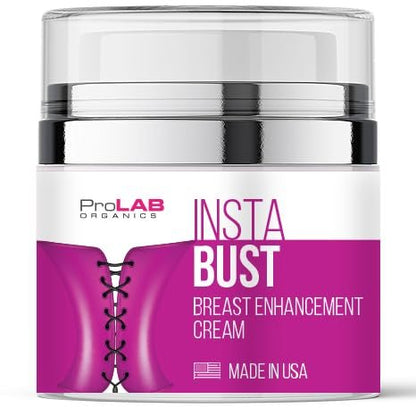 ProLab Organics InstaBust Breast Enhancement Cream – Natural Bust Firming & Lifting Formula for Fuller, Rounder Breasts Avelisse