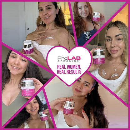 ProLab Organics InstaBust Breast Enhancement Cream – Natural Bust Firming & Lifting Formula for Fuller, Rounder Breasts Avelisse