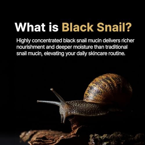 FARMSTAY Black Snail & Peptide 9 Perfect Cream - Snail Mucin Moisturizer for Glowing, Elastic Skin - Anti-Aging & Barrier Repair - 1.85 Fl Oz Avelisse