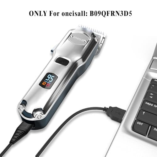 BOEEA USB Charging Cable Cord for oneisall Low Noise Dog Clippers Model RFC-676 - Replacement Charger for Rechargeable Pet Shaver Avelisse