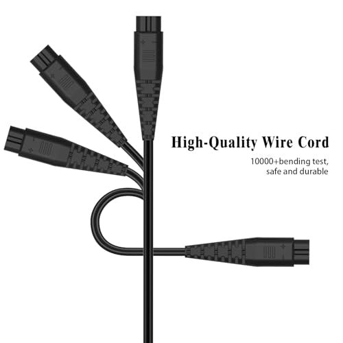 BOEEA USB Charging Cable Cord for oneisall Low Noise Dog Clippers Model RFC-676 - Replacement Charger for Rechargeable Pet Shaver Avelisse