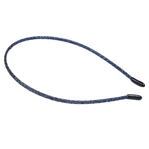 WOVOWOVO 4mm Thin Headbands for Women - 6 Pack Plastic Skinny Headbands, Shiny Sparkly Hair Accessories for Girls Teens - görsel 11