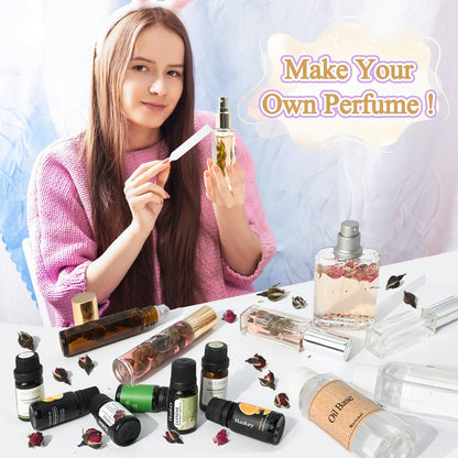 DIY Perfume Making Kit for Women – Create Your Own Signature Scent with Essential Oils & Roller Bottles Avelisse