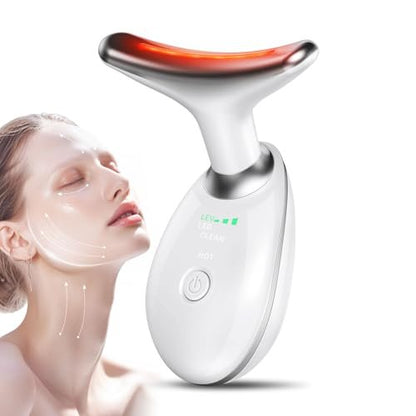 Neck Facial Massager by GroTawel – Lightweight Face & Neck Massager for Skin Care, Multifunctional Vibration Tool for Home Use Avelisse