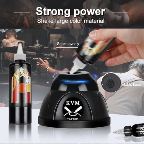 Mini Vortex Mixer for Tattoo Ink, Pigment, Nail Polish, and Adhesives – Powerful Swirl Shake Mixer Avelisse