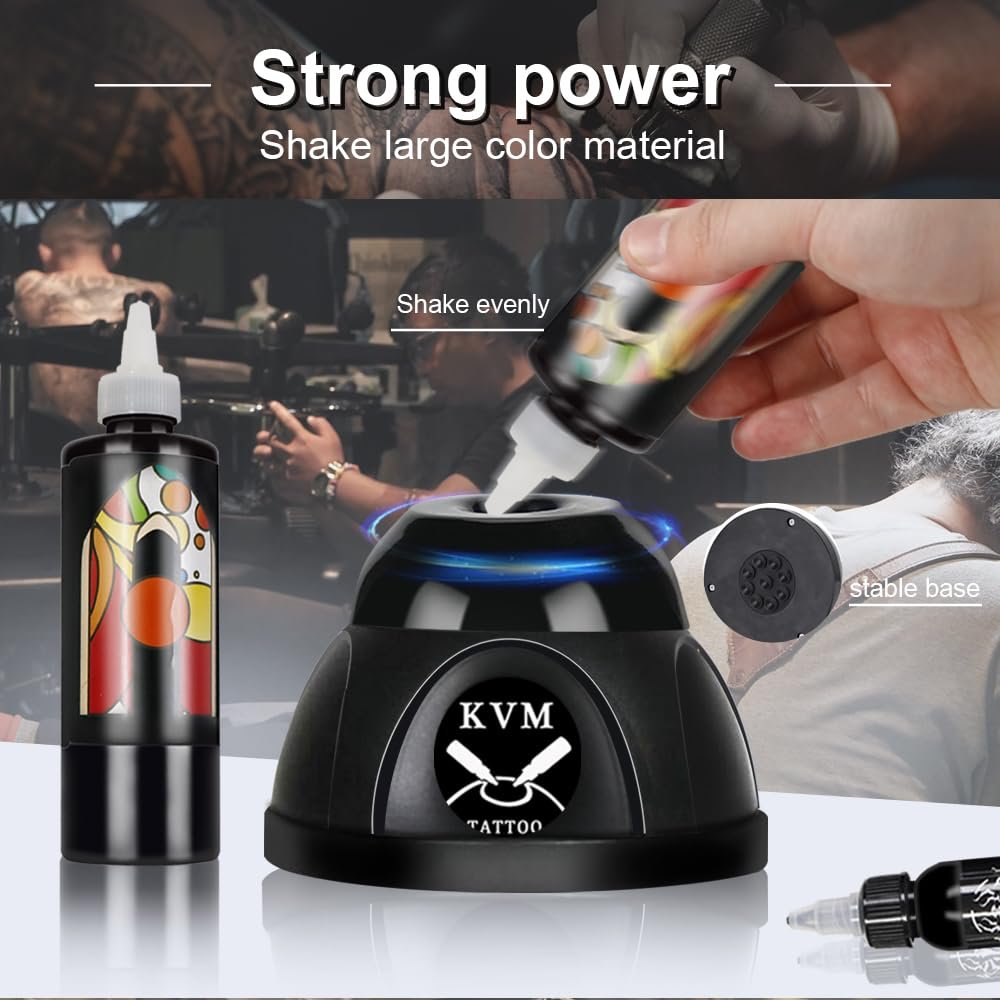 Mini Vortex Mixer for Tattoo Ink, Pigment, Nail Polish, and Adhesives – Powerful Swirl Shake Mixer Avelisse