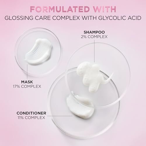 L'Oreal Paris EverPure Glossing Sulfate Free Shampoo and Conditioner Set with Glycolic Acid for Lasting Shine and Smoothness, Dull, Dry Hair, 6.8 Fl Oz Each Avelisse