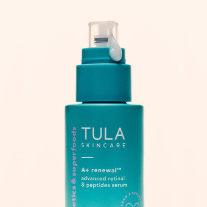 TULA A+ Renewal Advanced Retinal + Peptides Nightly Serum – Boost Radiance & Hydrate, 1.01 Fl Oz Avelisse