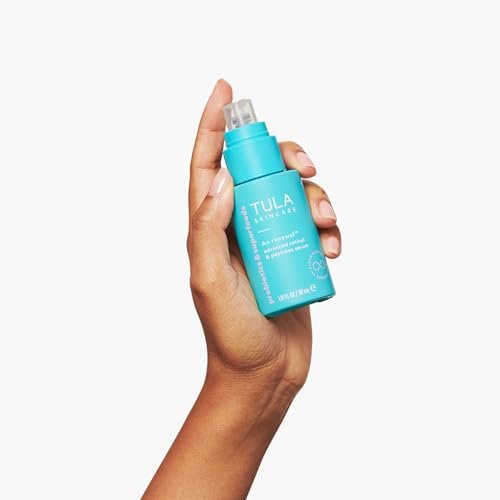 TULA A+ Renewal Advanced Retinal + Peptides Nightly Serum – Boost Radiance & Hydrate, 1.01 Fl Oz Avelisse