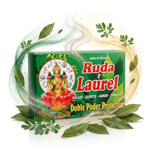 Rue Soap Bar Infused with Bayleaf - Spiritual Bath Soap for Wealth, Good Luck, Love, Money & Happiness - görsel 6