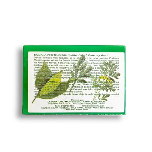 Rue Soap Bar Infused with Bayleaf - Spiritual Bath Soap for Wealth, Good Luck, Love, Money & Happiness - görsel 12