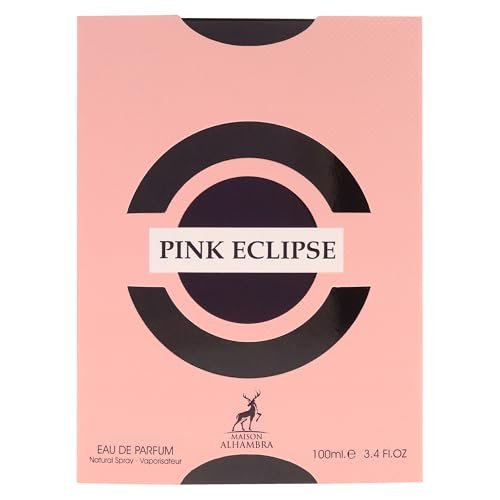 Maison Alhambra Pink Eclipse for Women Eau de Parfum Spray, 3.4 oz / 100 ml Avelisse