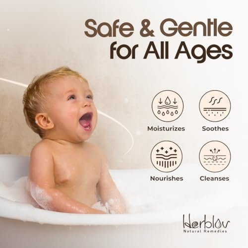 Natural Oatmeal & Honey Goat Milk Soap Bar – Unscented Face & Body Wash for Eczema, Psoriasis, Dry, Itchy, Sensitive Skin – Handcrafted in USA - görsel 4