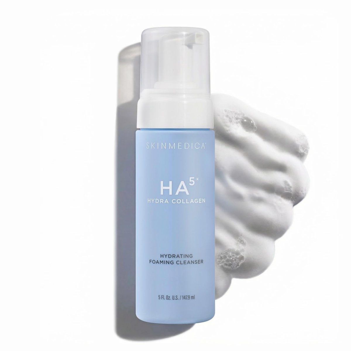 SkinMedica HA5 Hydra Collagen Hydrating Foaming Cleanser with Vegan Collagen, 5 Fl Oz Avelisse