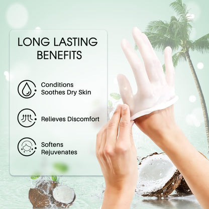 Achzzy Natural Paraffin Wax Refills, 12-Pack Coconut Scented Blocks for Deep Hydration and Moisturizing Hands & Feet Avelisse