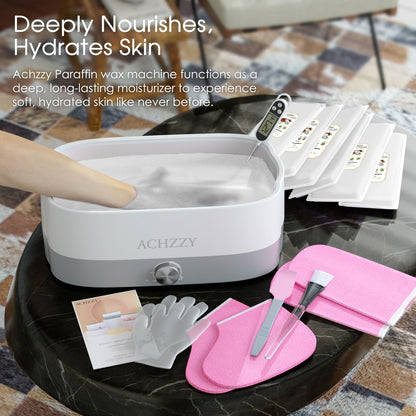 Achzzy Natural Paraffin Wax Refills, 12-Pack Coconut Scented Blocks for Deep Hydration and Moisturizing Hands & Feet Avelisse