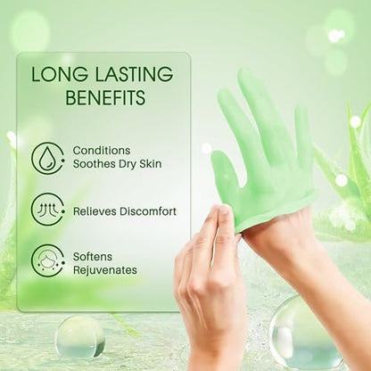 Achzzy Natural Paraffin Wax Refills, 12-Pack Aloe Scented Paraffin Wax Blocks for Hand and Feet Deep Hydration, Moisturizing & Nourishing Avelisse