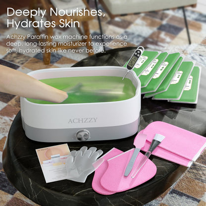 Achzzy Natural Paraffin Wax Refills, 12-Pack Aloe Scented Paraffin Wax Blocks for Hand and Feet Deep Hydration, Moisturizing & Nourishing Avelisse