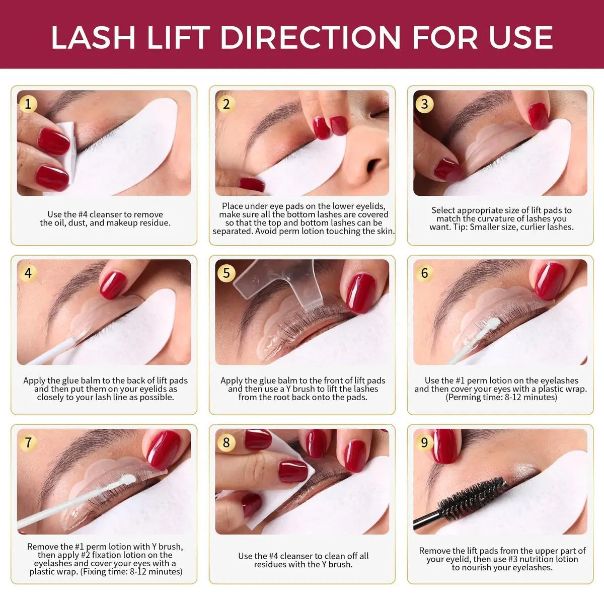 ICONSIGN Lash Lift Kit - Plant Extract Perming Kit for Salon, Beginner and Professional Avelisse