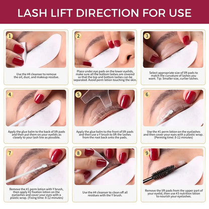 ICONSIGN Lash Lift Kit - Plant Extract Perming Kit for Salon, Beginner and Professional Avelisse