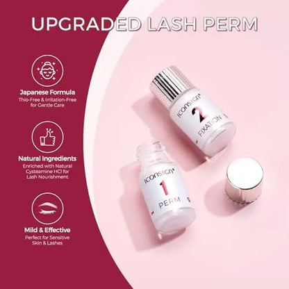 ICONSIGN Lash Lift Kit - Plant Extract Perming Kit for Salon, Beginner and Professional Avelisse