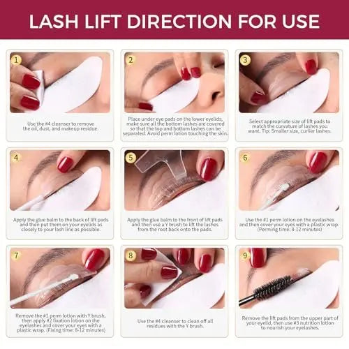 ICONSIGN Lash Lift Kit - Plant Extract Perming Kit for Salon, Beginner and Professional Avelisse